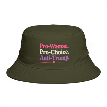 Pro-Woman Pro-Choice Anti-Trump Feminist Political Protest T-Shirt, Hoodie & Tote Graphic Design
