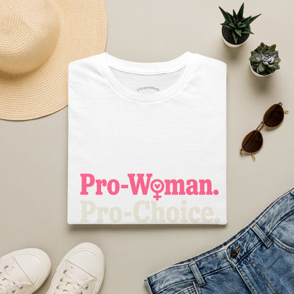 Pro-Woman Pro-Choice Anti-Trump T-Shirt — Feminist Political Statement Tee