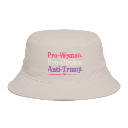 Pro-Woman Pro-Choice Anti-Trump Feminist Political Protest T-Shirt, Hoodie & Tote Graphic Design